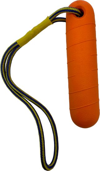 Floating Sausage with Rope Dog Toy