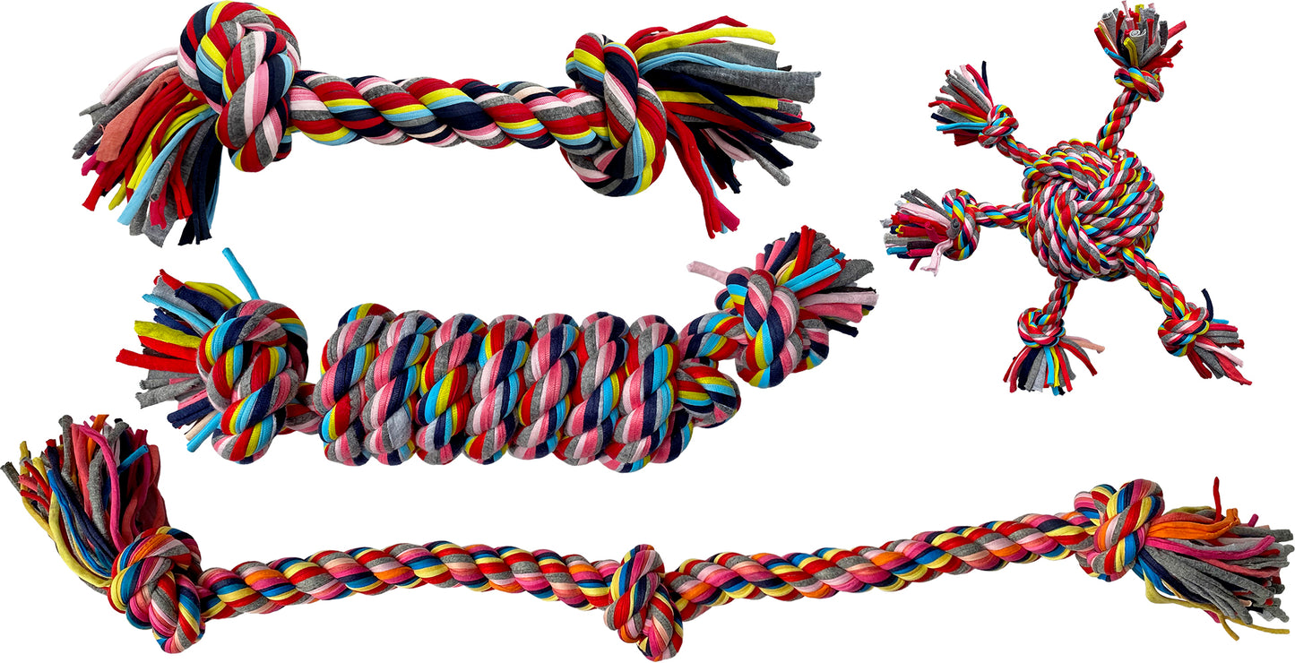 Hem & Boo Cotton Tugger Rope Dog Toys