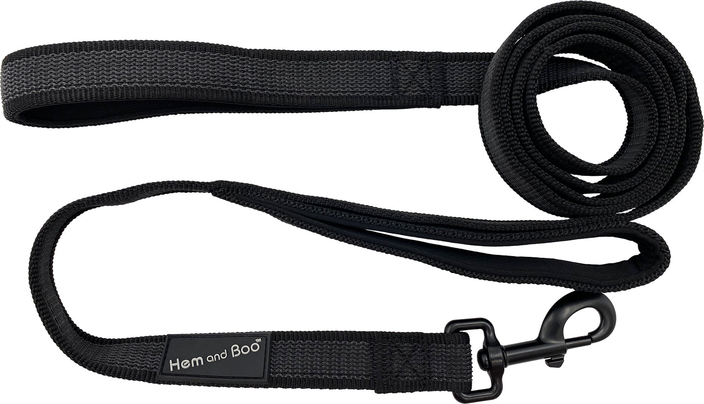 Hem & Boo Double handle NON slip rubber grip lead 1.8m