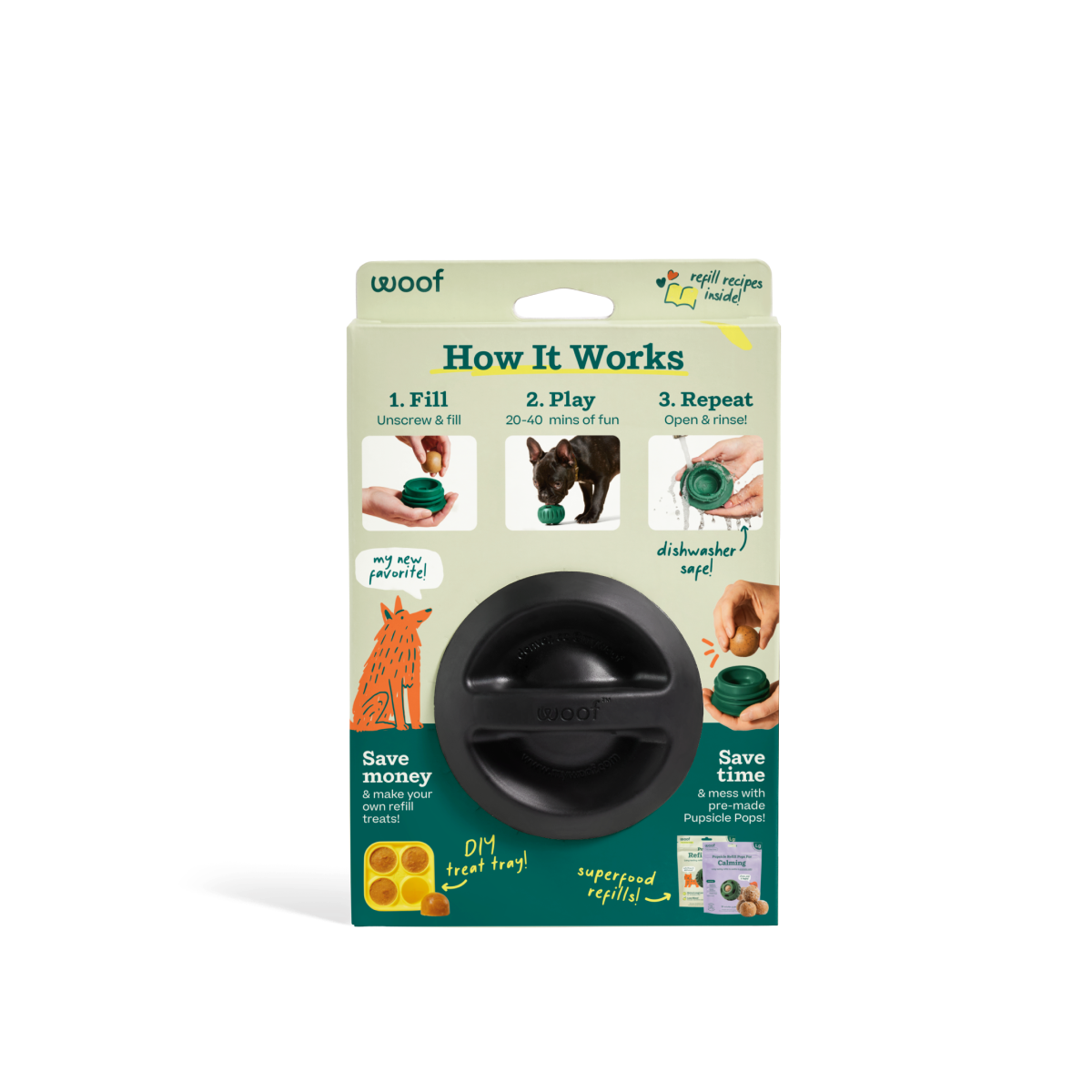 Woof | Pupsicle Power Chewer Black