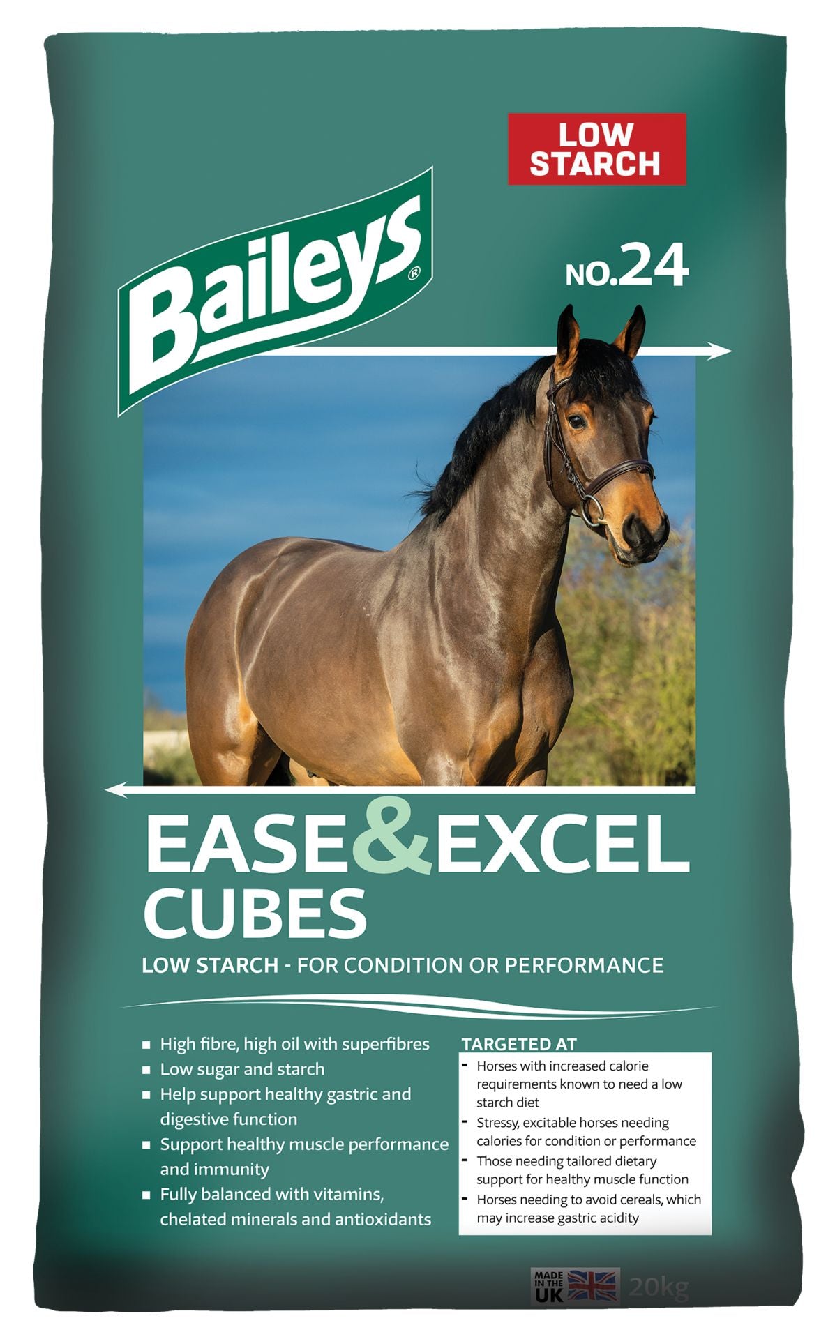 Baileys No.24 Ease and Excel Cubes 20kg