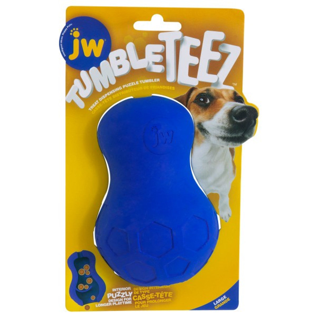 JW TumbleTeez Toy Large Blue