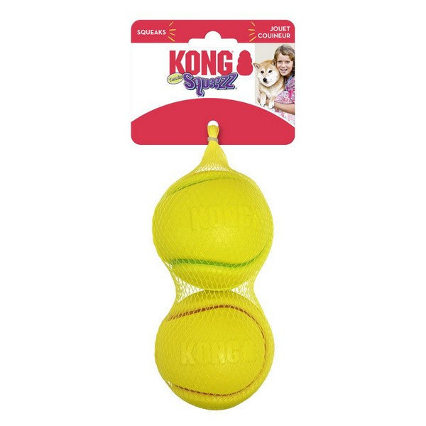 KONG Squeezz Tennis Assorted Large 2pk