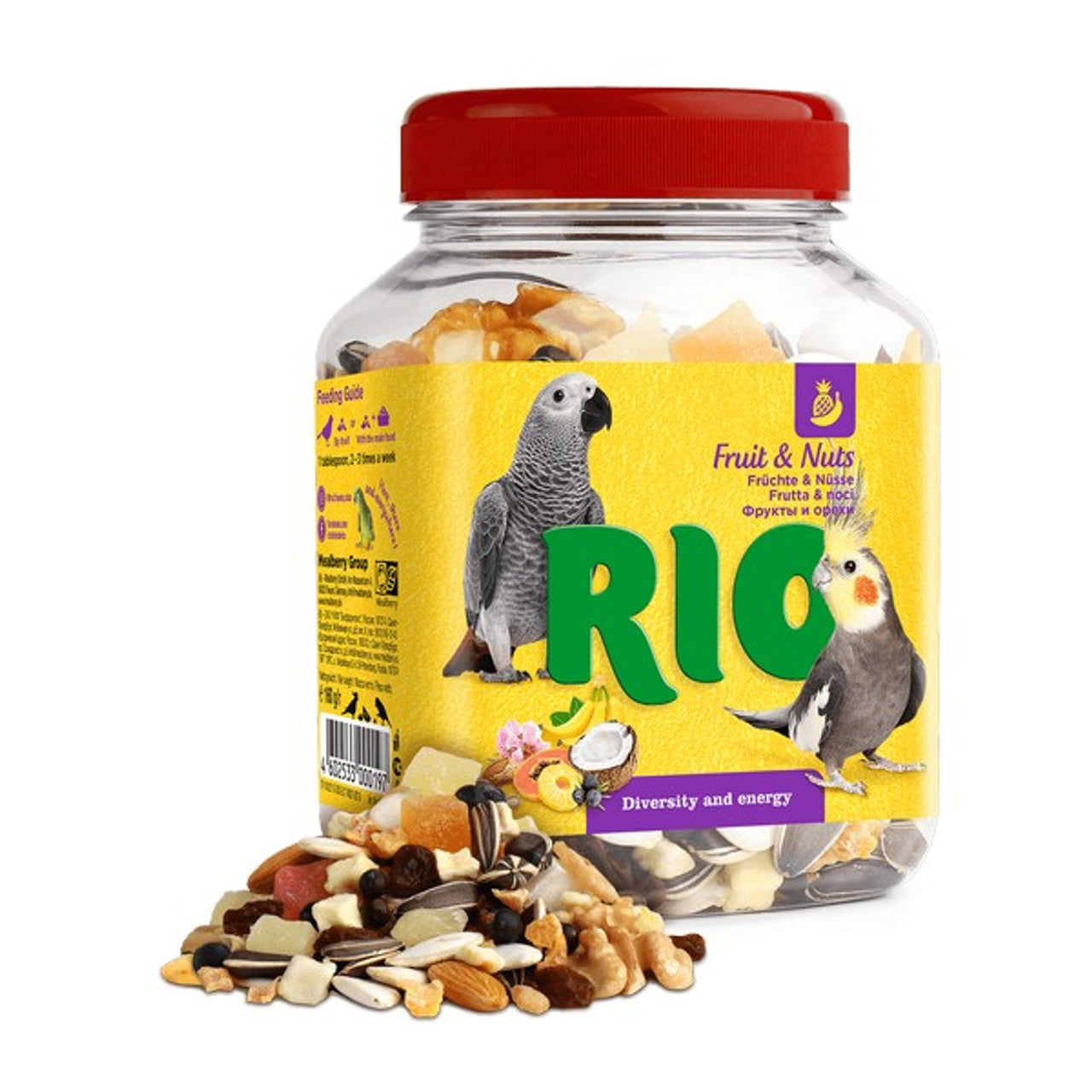 Rio Fruit and Nuts Mix Natural Treat for Birds 160g