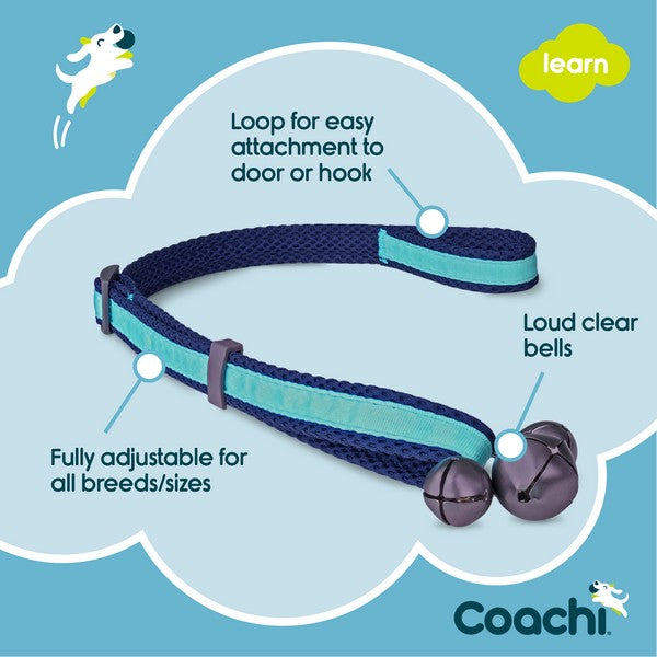 Coachi Toilet Training Bells Navy & Light Blue