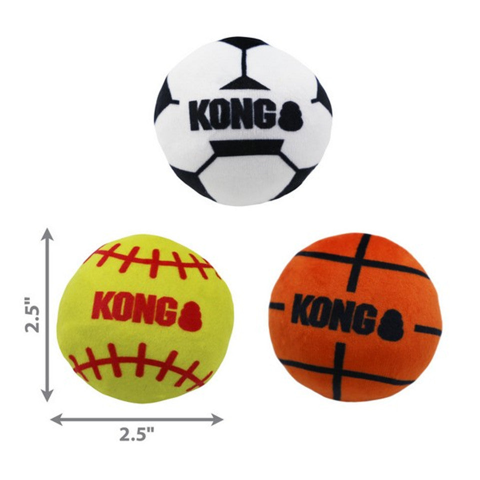 KONG Cat Sport Balls 2-Pack Assorted