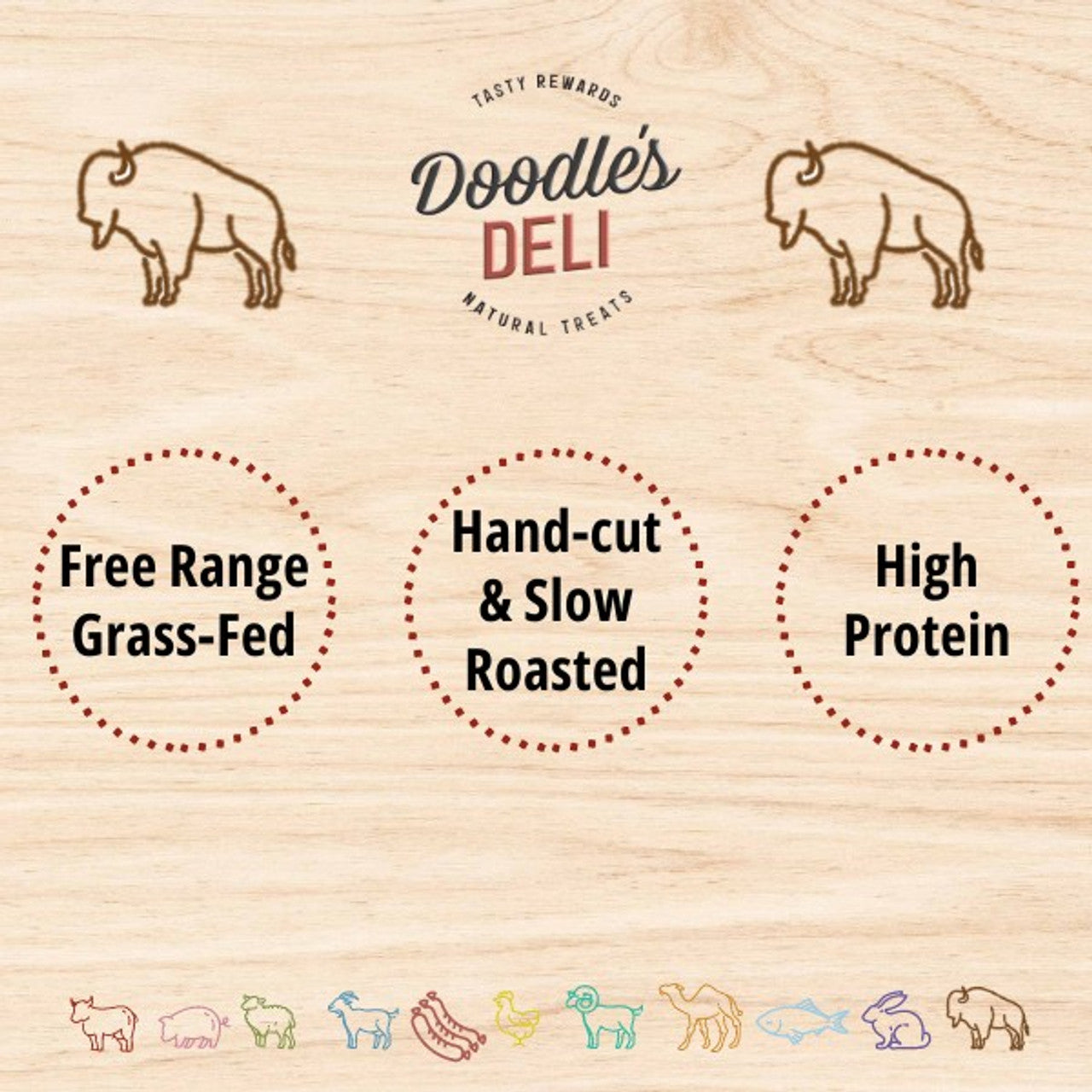 Doodles Deli Air Dried Water Buffalo Bully Wrap