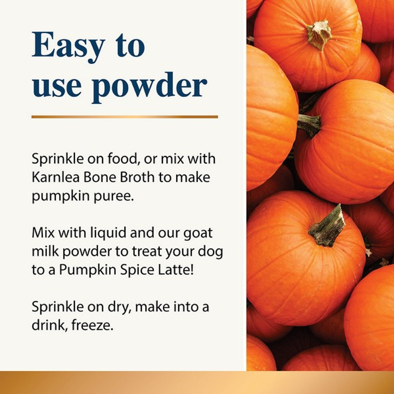 Karnlea Pumpkin & Spice Powder for Dogs 200g