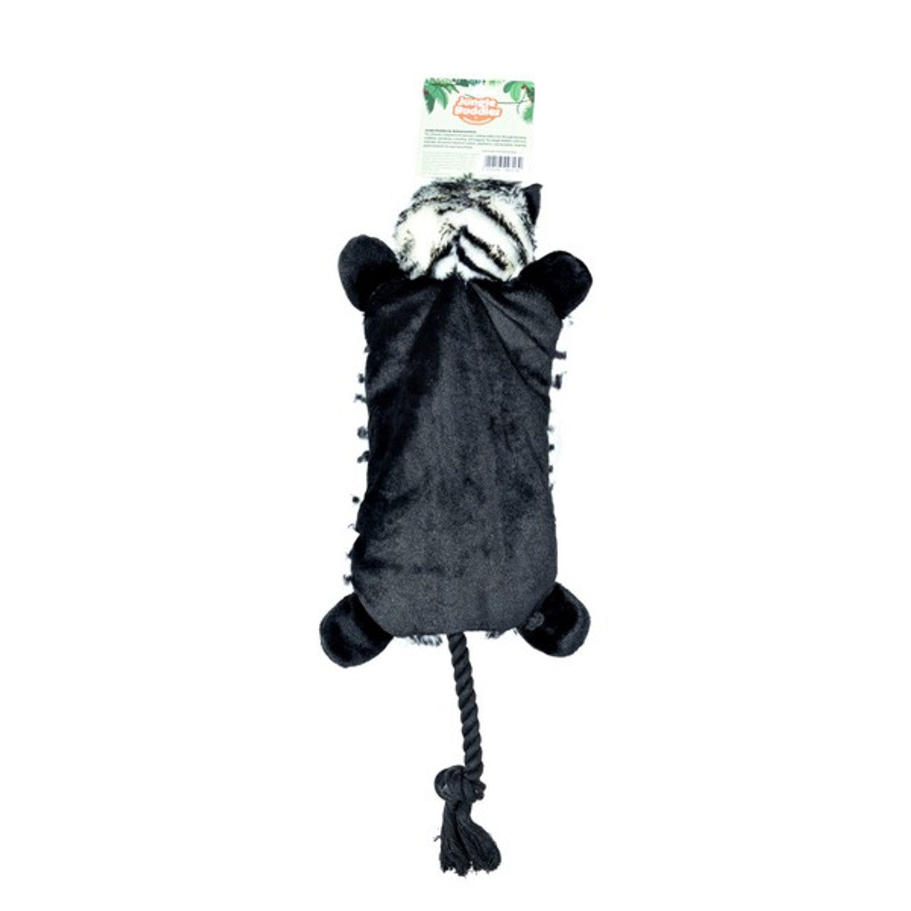 Animal Instincts Jungle Buddies Plush Zebra with Rope