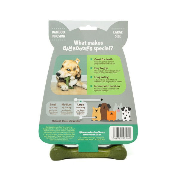 Bamboodles Dental-Bone Chew Toy Lamb & Mint Flavour