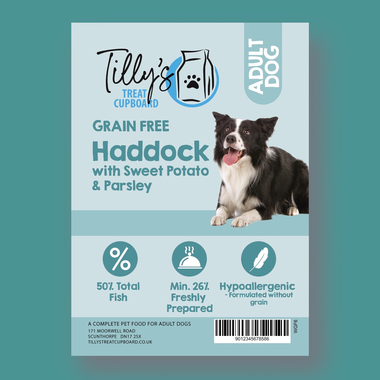 Tilly's Brown Bag ADULT Haddock with Sweet Potato & Parsley