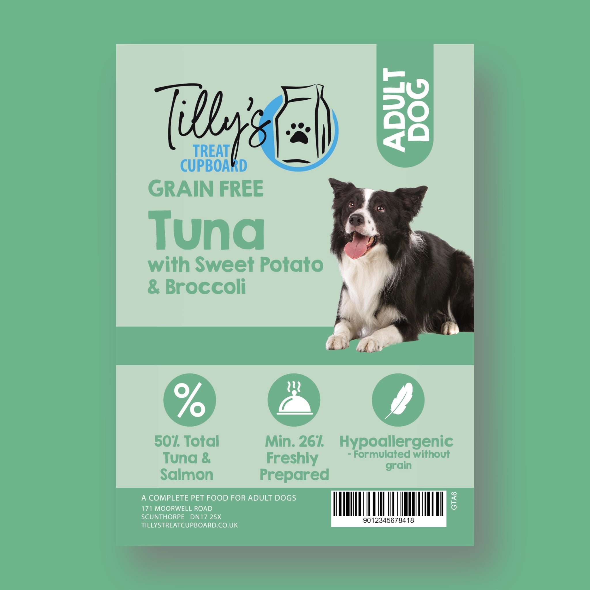 Tilly's Brown Bag ADULT Tuna with Sweet Potato and Broccoli