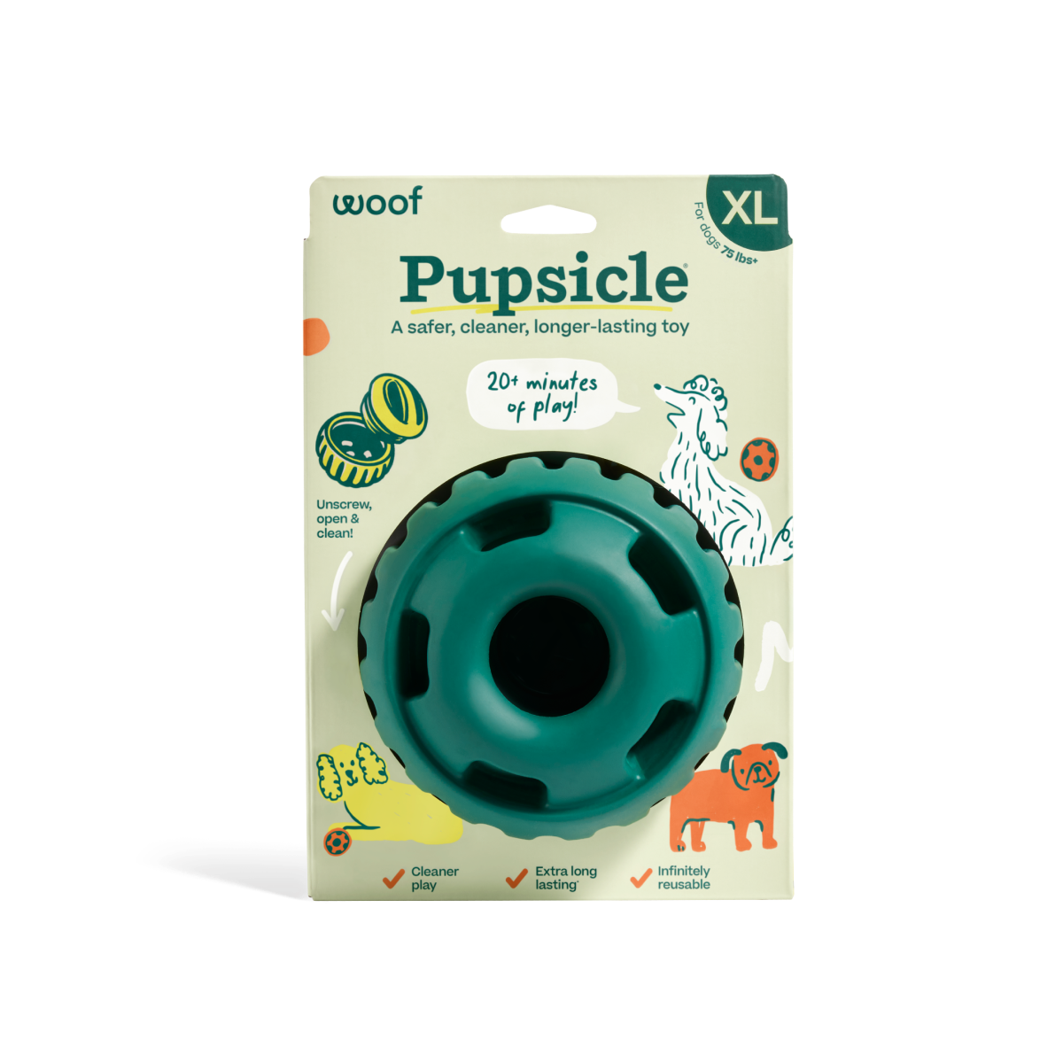 Woof | Pupsicle Forest Green