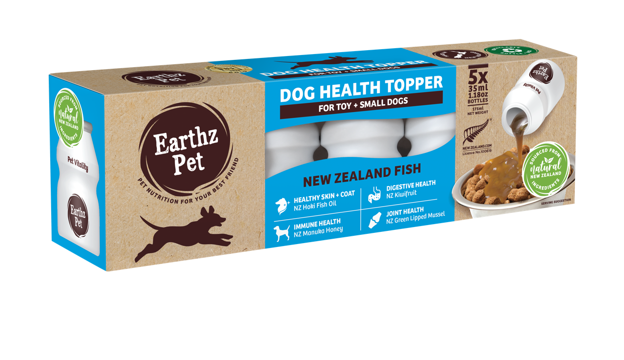 Earthz Pet Dog Vitality Fish Gravy For Medium/Large Dogs 5x50ml