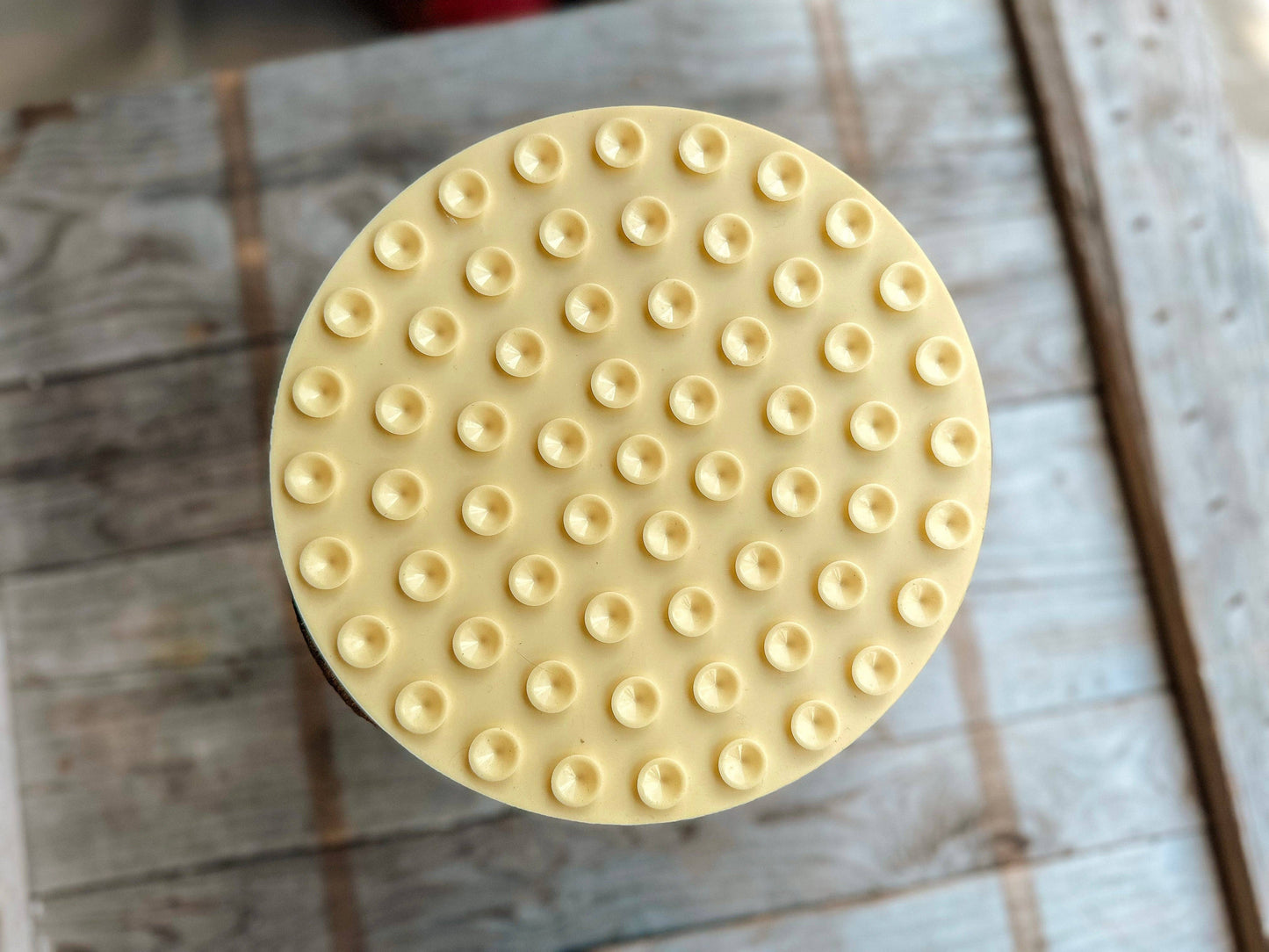 Honeycomb Lick Mat Buttercup Yellow