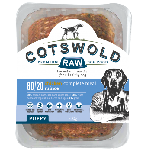 Cotswold Raw PUPPY - 500g Mince - Chicken