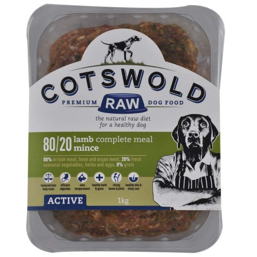 Cotswold Raw Lamb Mince - 80/20 ACTIVE