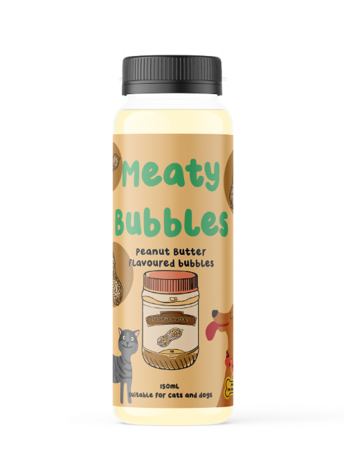 Meaty Bubbles Peanut Butter Flavoured 150ml
