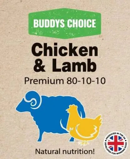 Albion Buddy's Choice Chicken & Lamb 80/10/10 454g