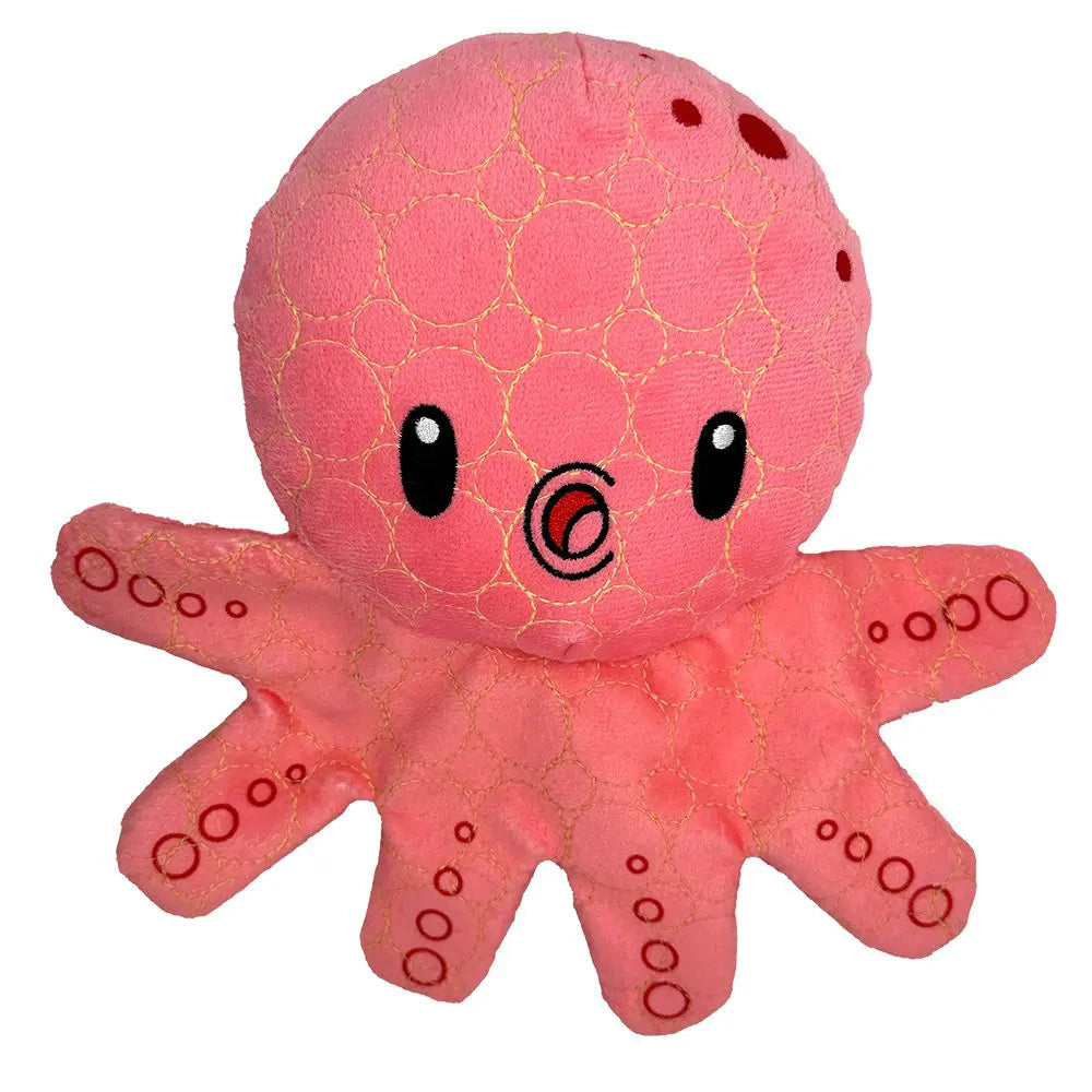 Octopus Plush Tough Toy - Durable, Kevlar-Built, Squeaker for Strong Chewers