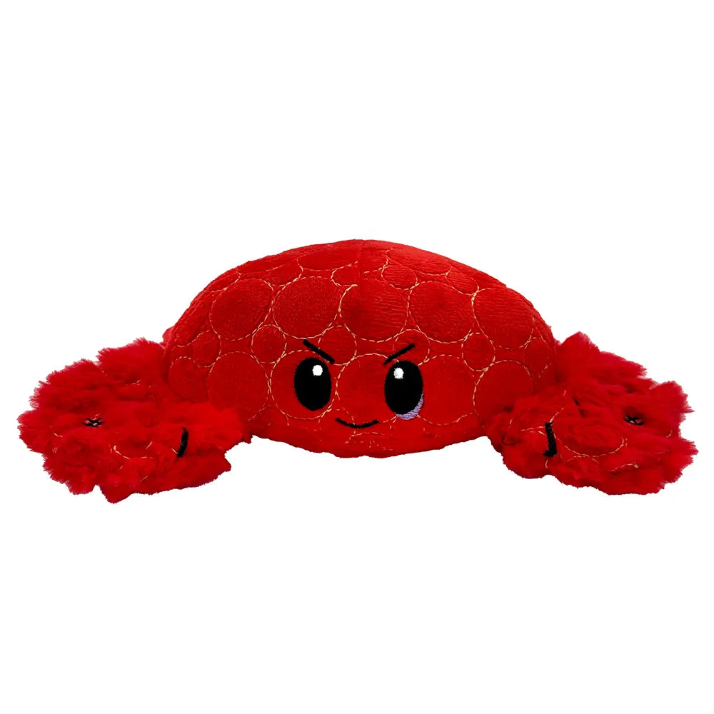 Crab Plush Tough Toy - Durable, Kevlar-Built, Squeaker for Strong Chewers
