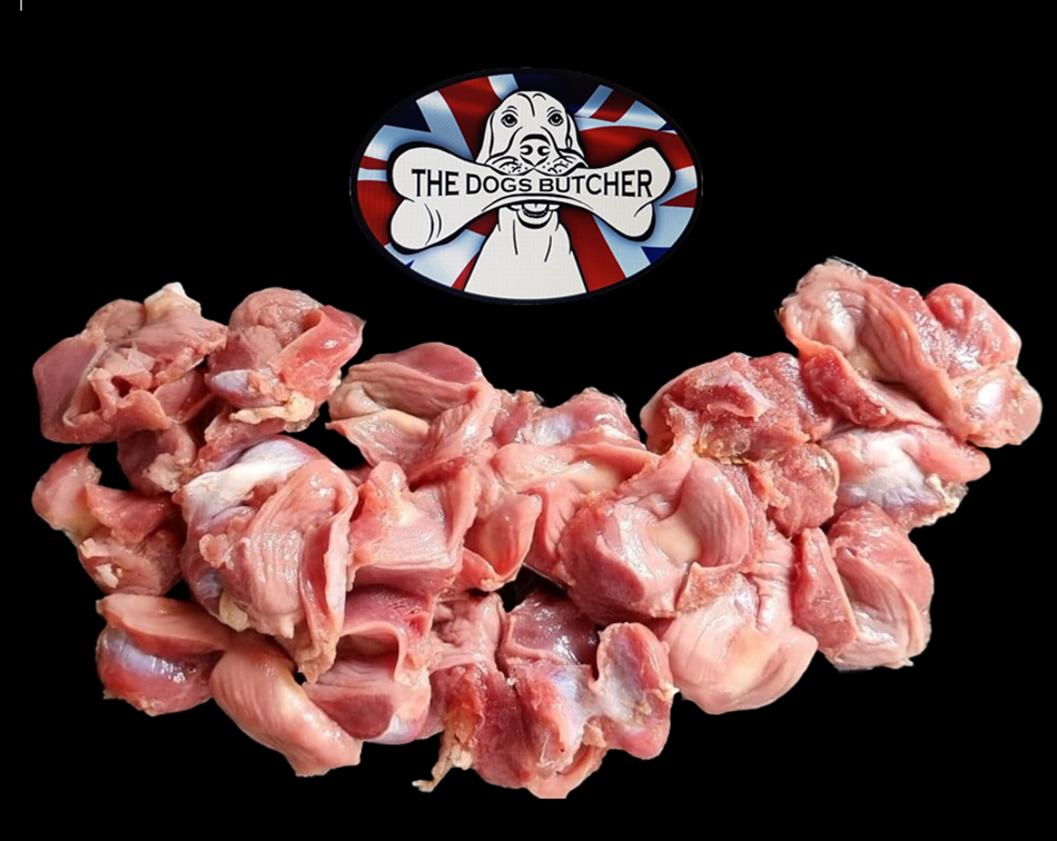 The Dog's Butcher 1kg chicken gizzard locally sourced and free range