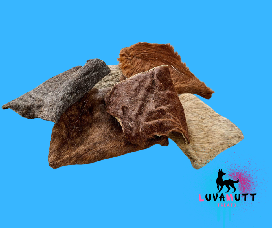 LuvaMutt Horse Skin Plates With Fur