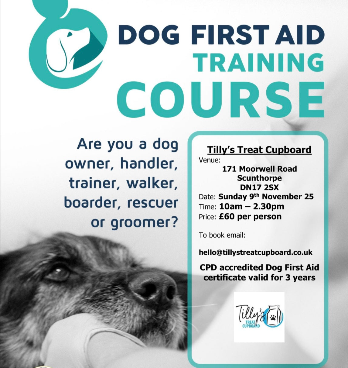 Dog First Aid Training Course 9.11.25