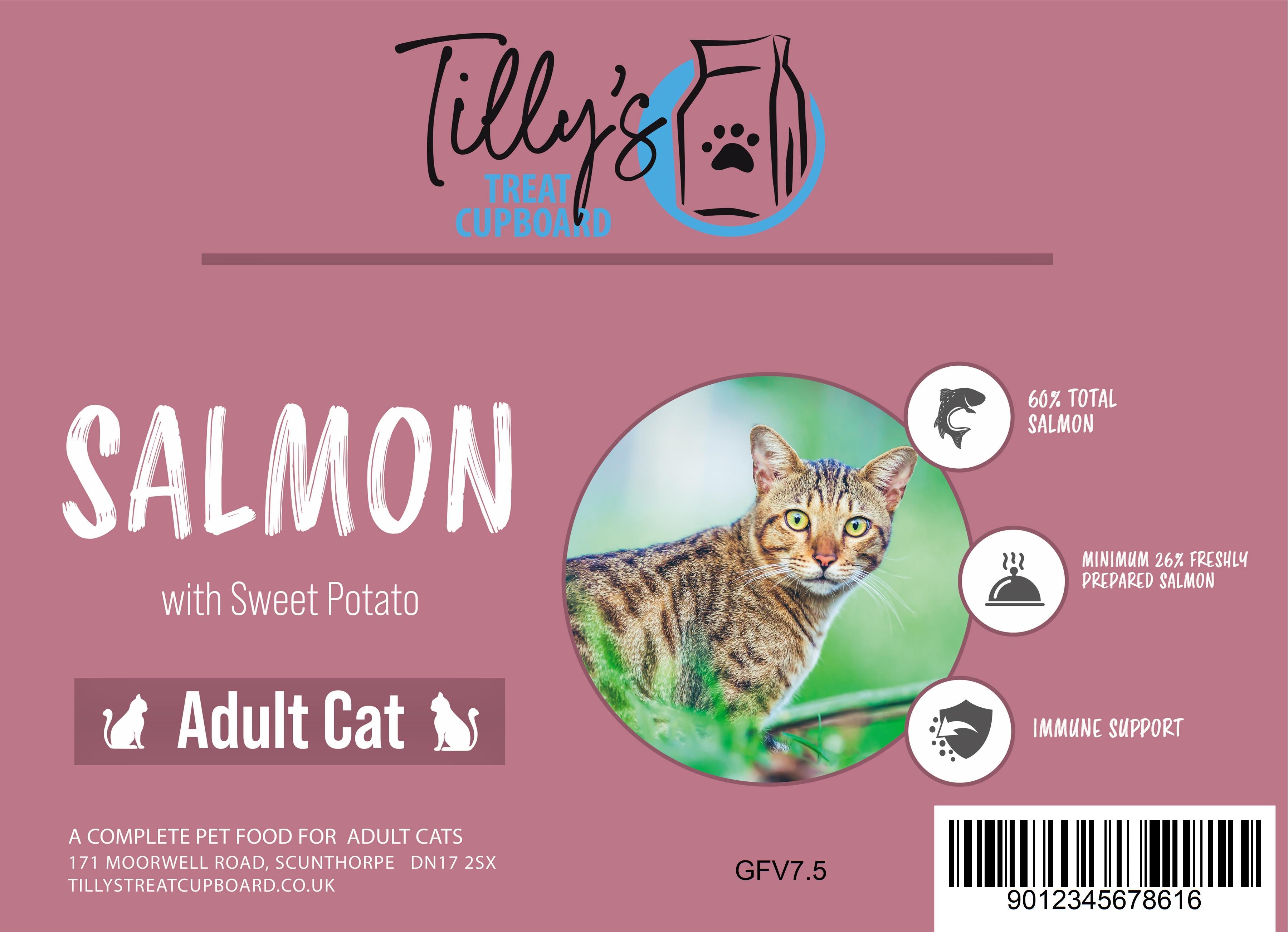 Tilly's Grain Free Cat Salmon with Sweet Potato