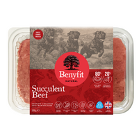 Benyfit Natural Succulent Beef Complete Adult Raw Working Dog Food
