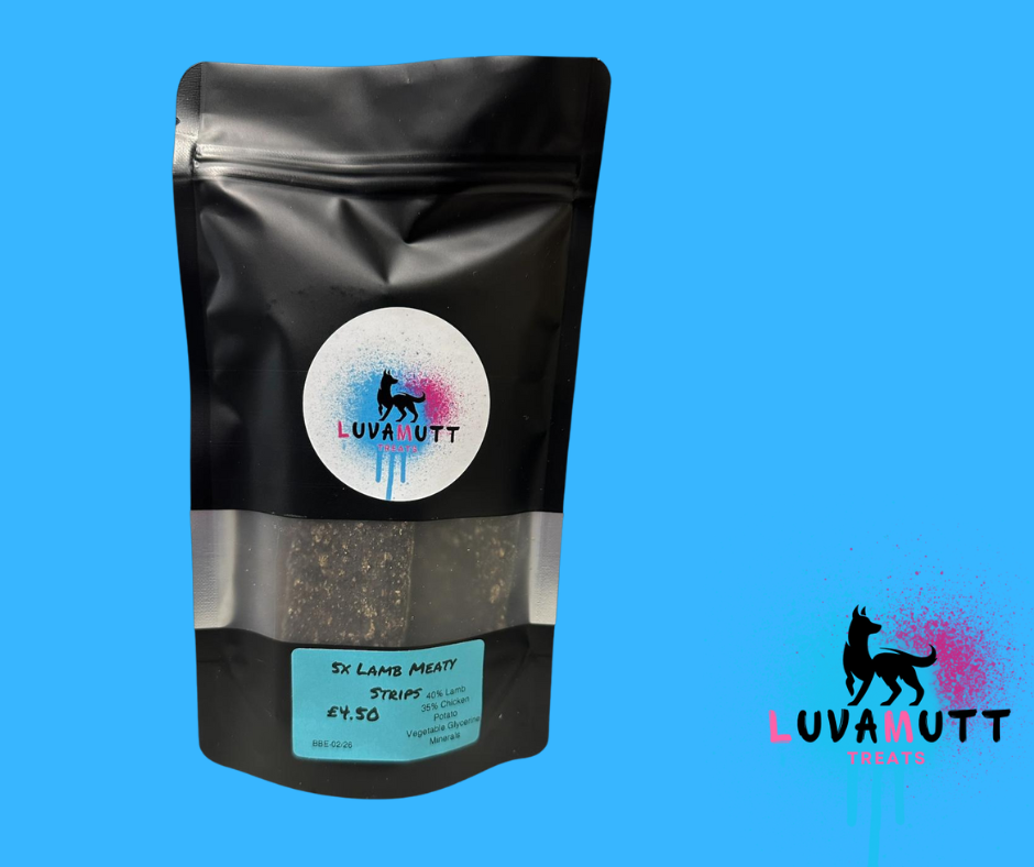 Luvmutt Meaty Lamb Strips x5