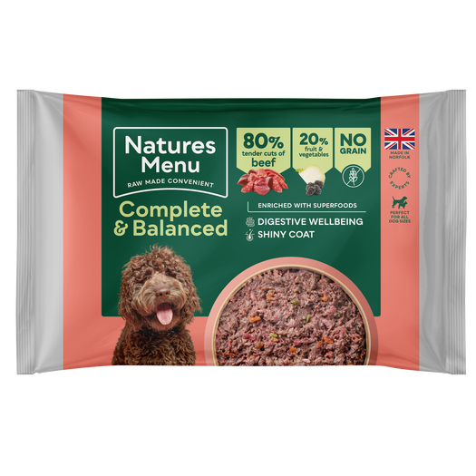 Natures Menu 80% Beef Block 500g
