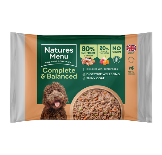 Natures Menu 80% Salmon & Chicken Block 500g