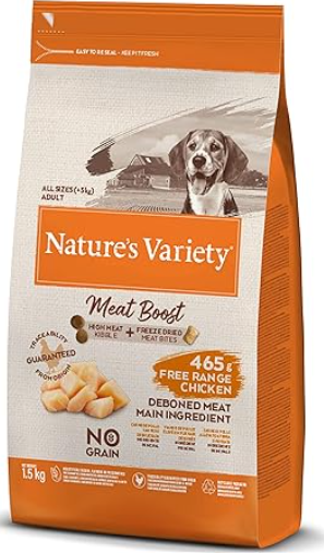 Nature's Variety Meat Boost Free Range Chicken Adult Dogs 10kg