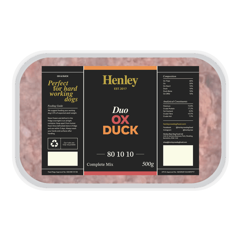 Henley Duo Ox & Duck 80/10/10 500g
