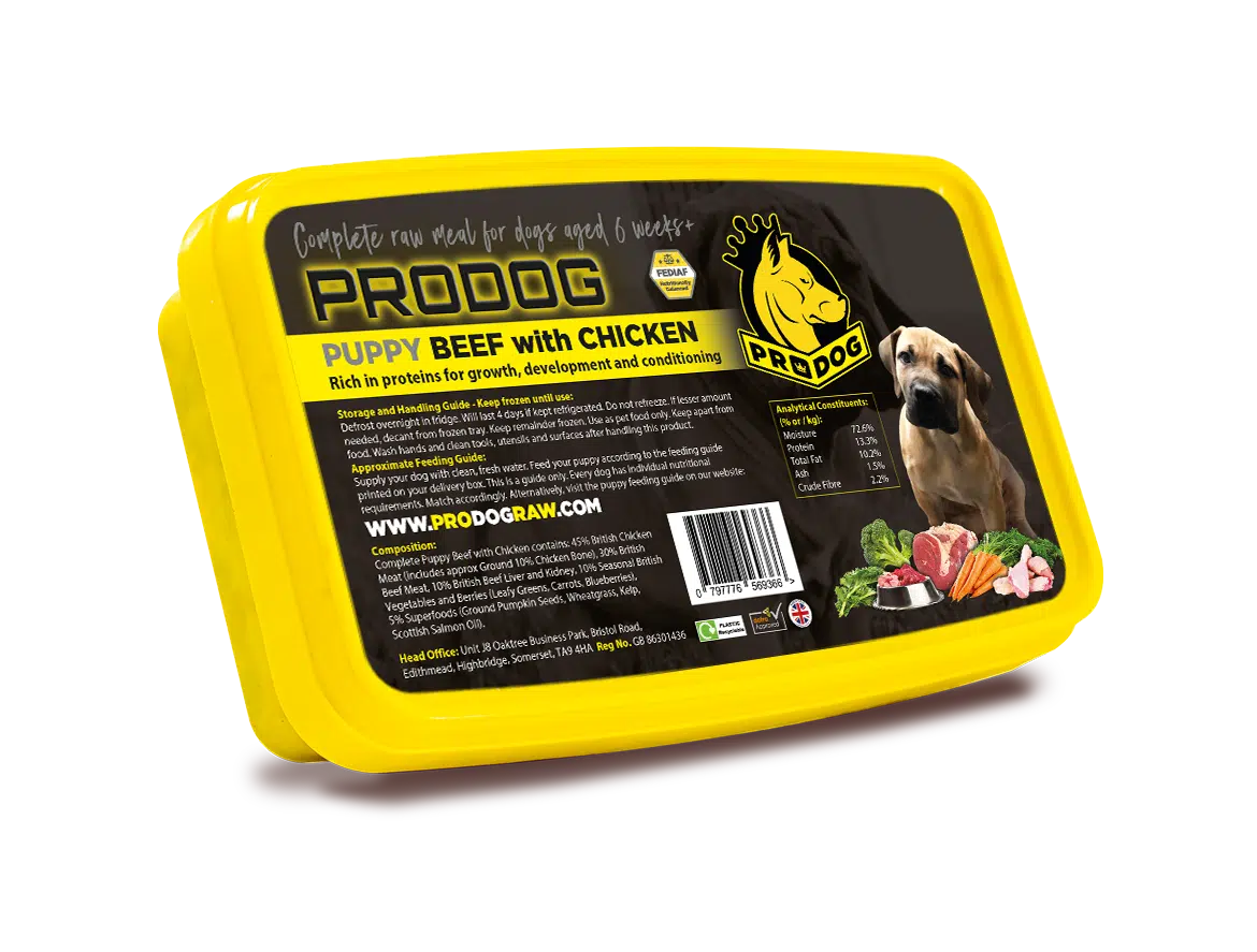 ProDog Beef and Chicken Raw Puppy Food Meal