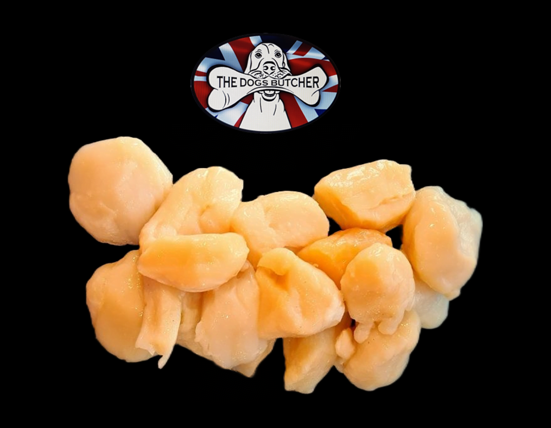 The Dogs Butcher Locally Sourced Scallop Meat 500g