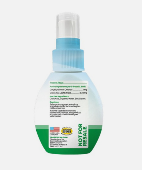 TropiClean Fresh Breath Drops for Dogs