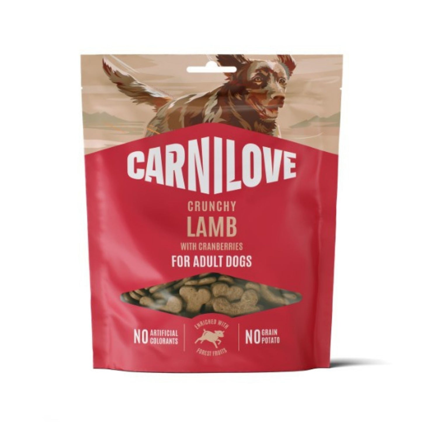 Carnilove Crunchy Lamb with Cranberries Dog Treat 200g
