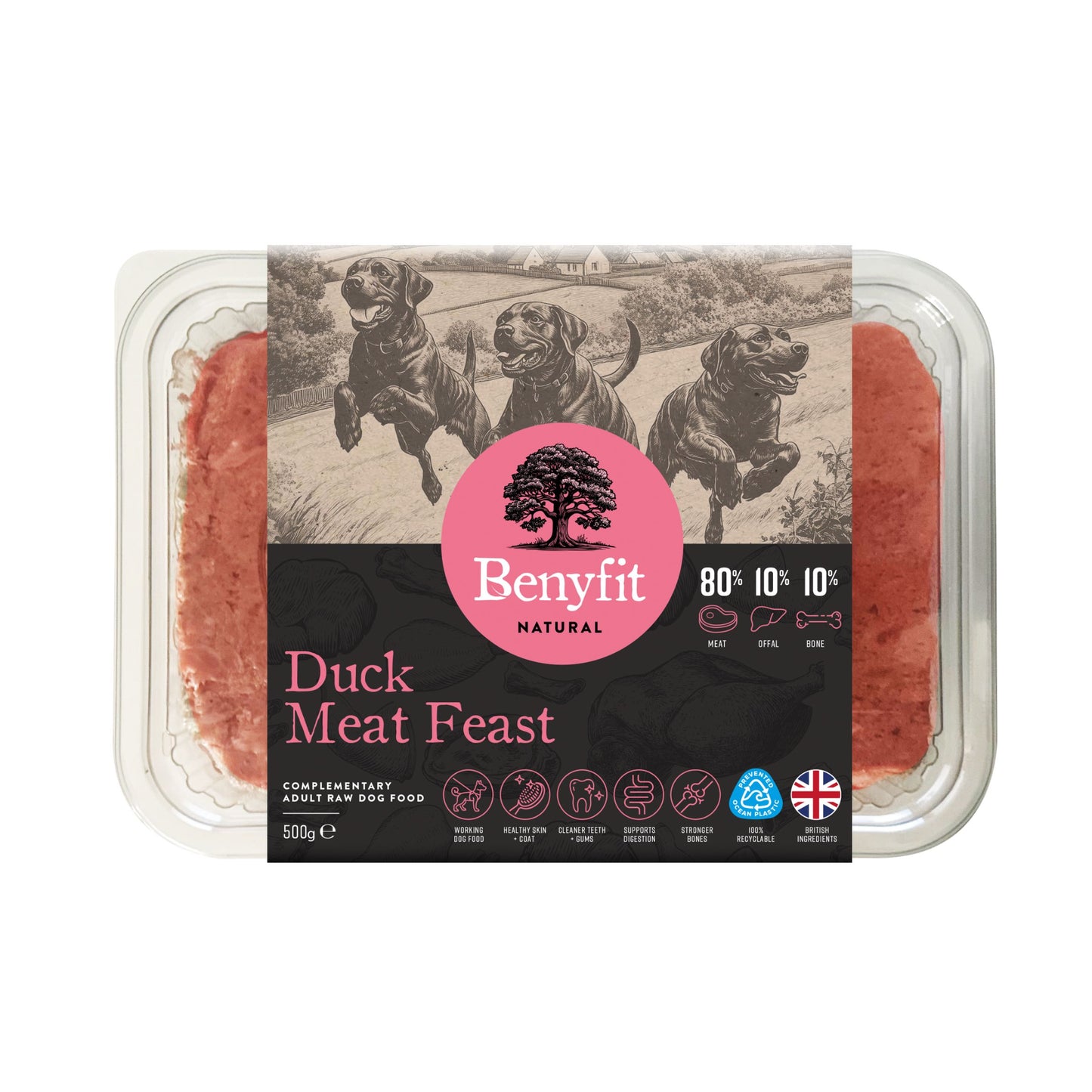 Benyfit Duck Meat Feast 80-10-10 500g