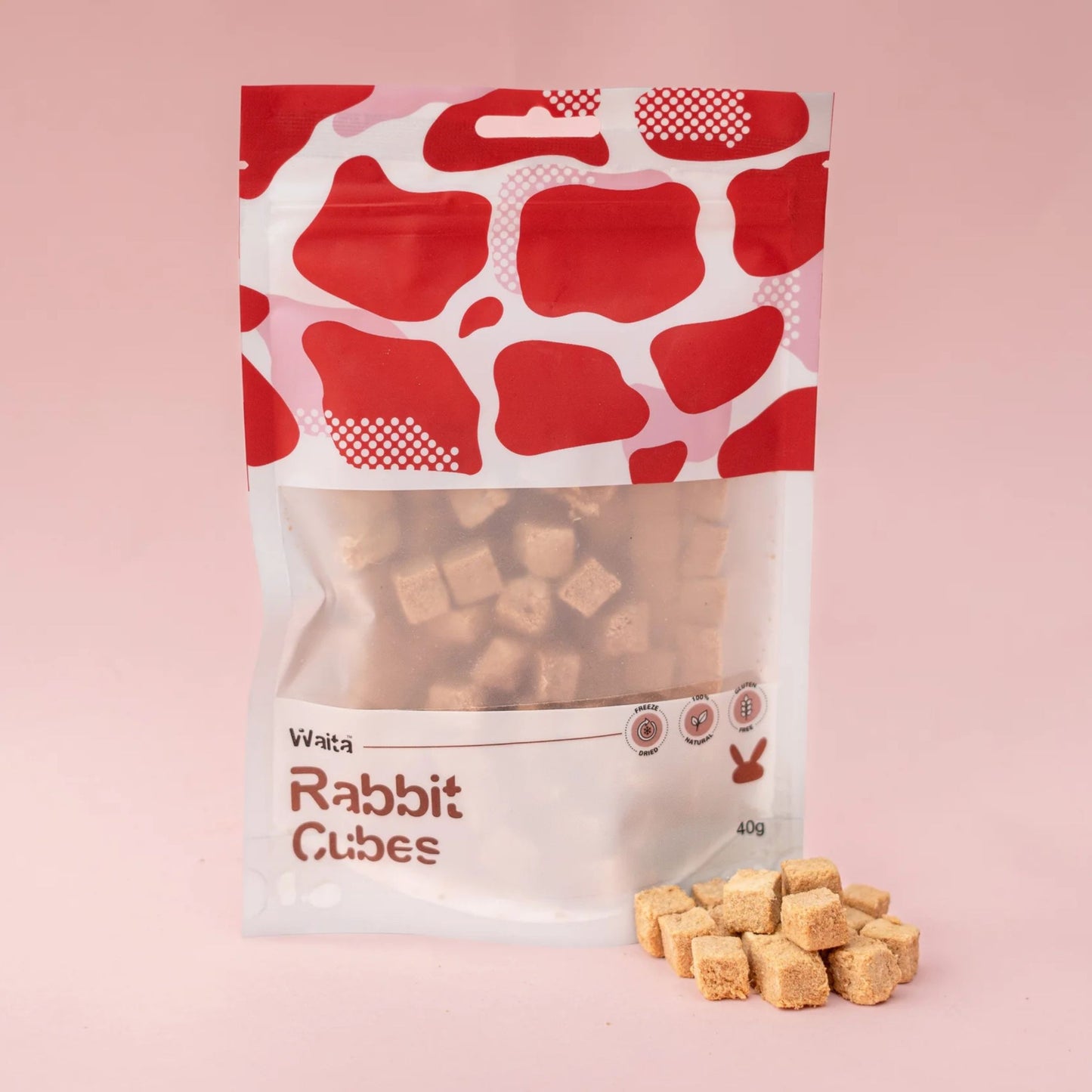 Waita Freeze Dried Rabbit Cubes 40g