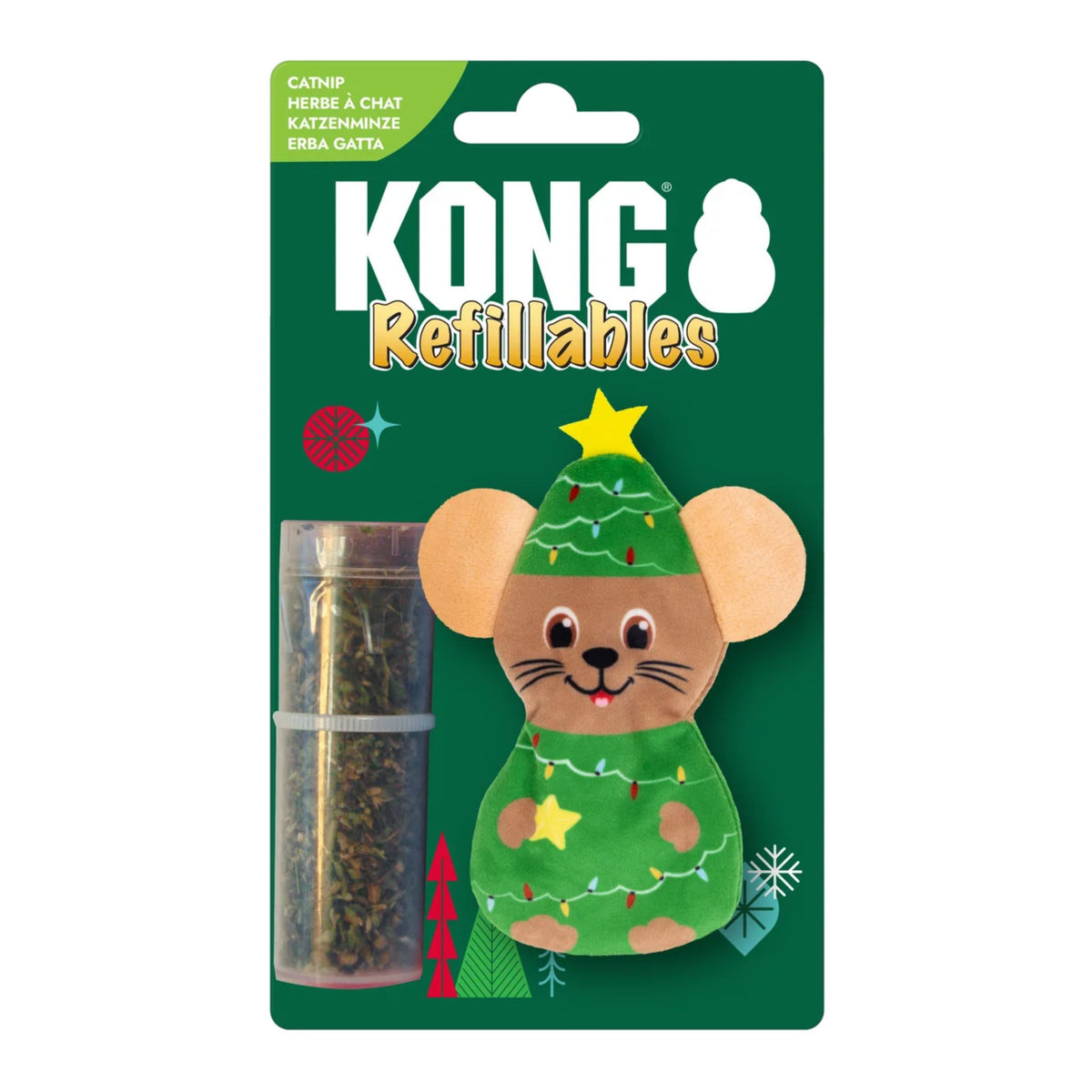 KONG Holiday 2026 Refillables Mouse