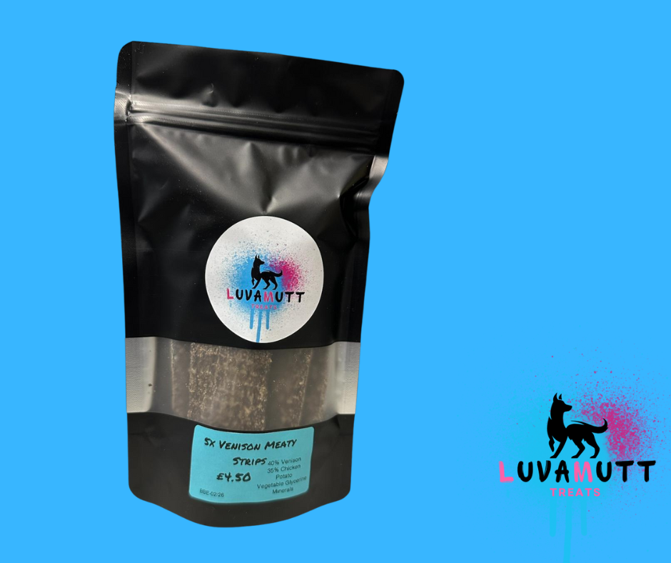 Luvmutt Meaty Venison Strips x5