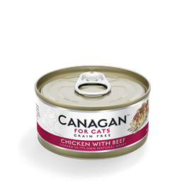 Canagan Wet Cat Food Chicken with Beef for Kittens & Adults 75g