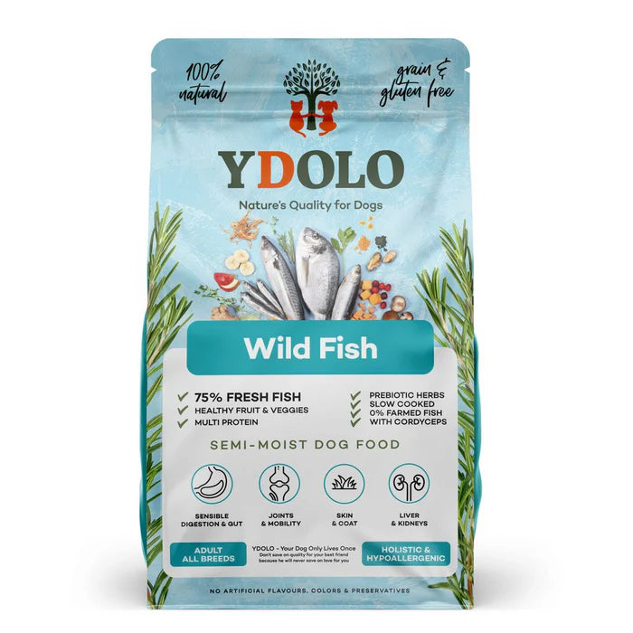 YDOLO Wild Fish Complete Dog Food Semi Moist