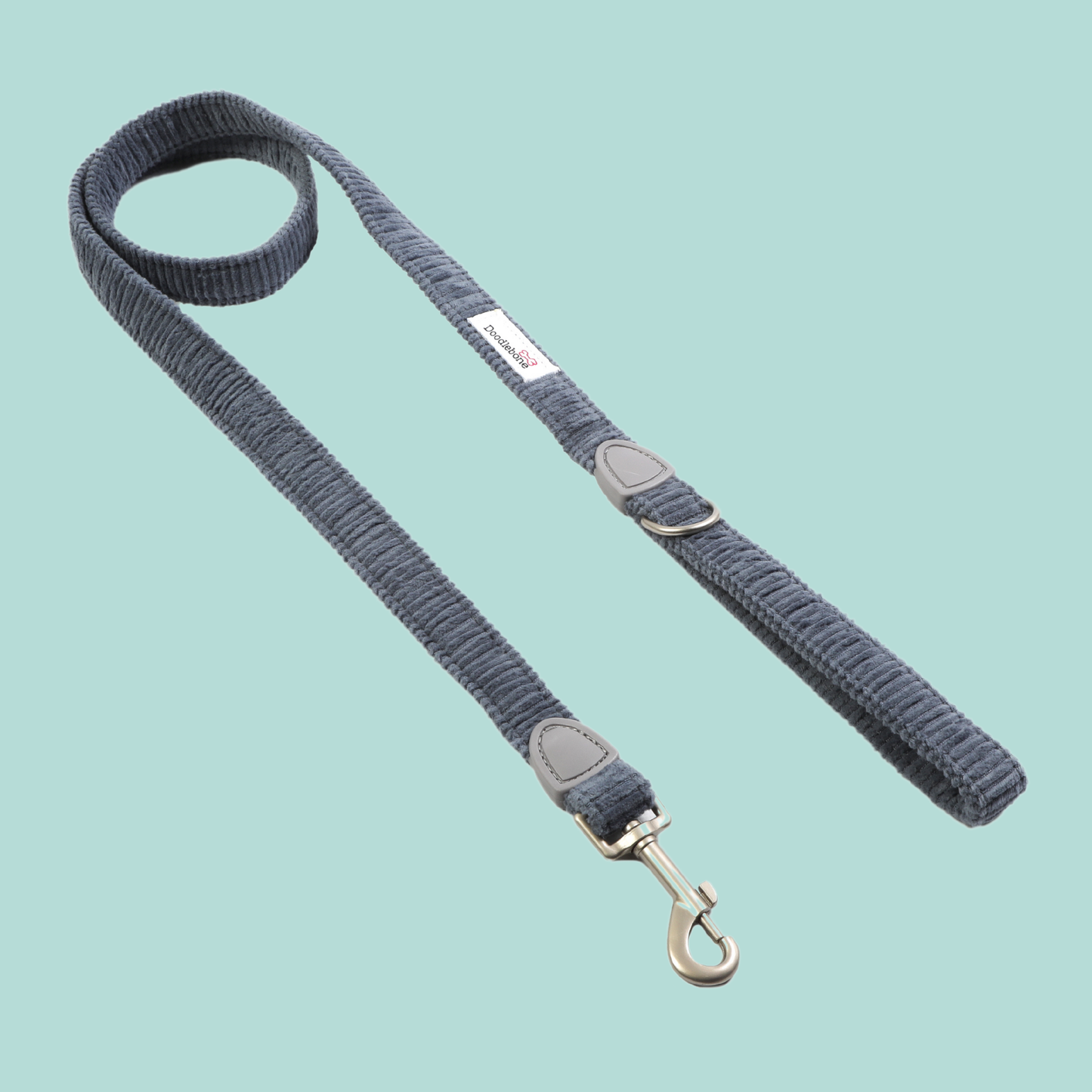 Doodlebone Dinky Dog Lead: Blue Cord / 20mm
