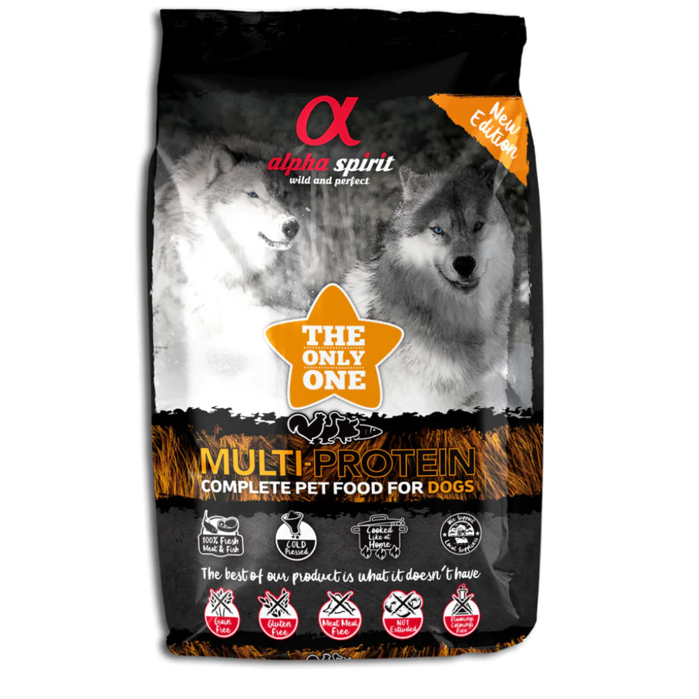 Alpha Spirit Multi-Protein Complete Dog Food – The Only One