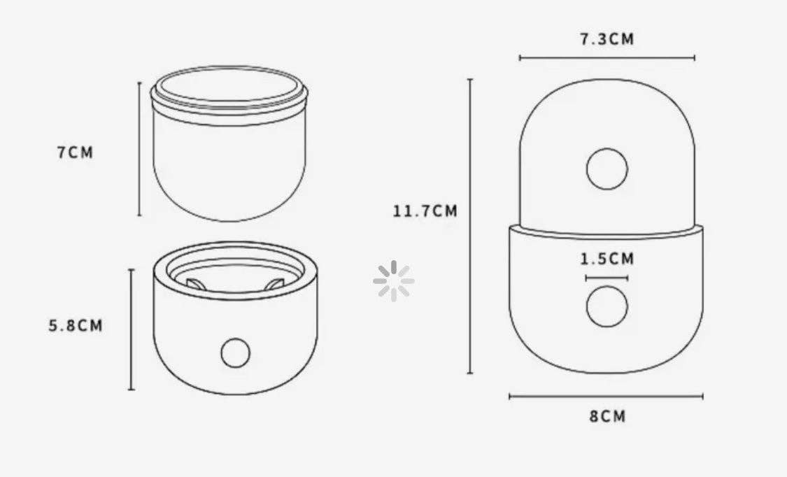 Food Dispenser & Slow Feeder Ice & Spruce Green