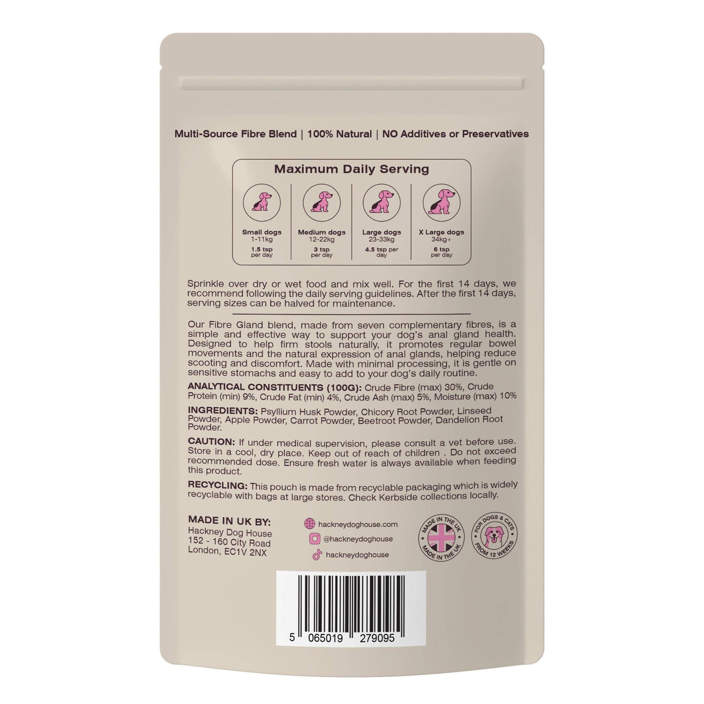 Hackney House Fibre Gland for Dogs