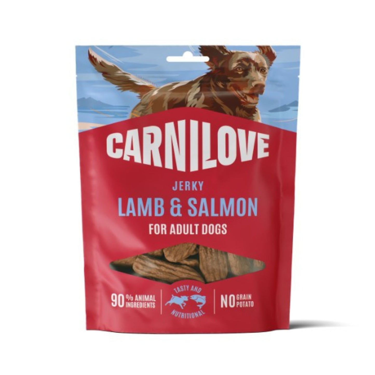 Carnilove Dog Jerky Treat Lamb & Salmon Fillet 100g